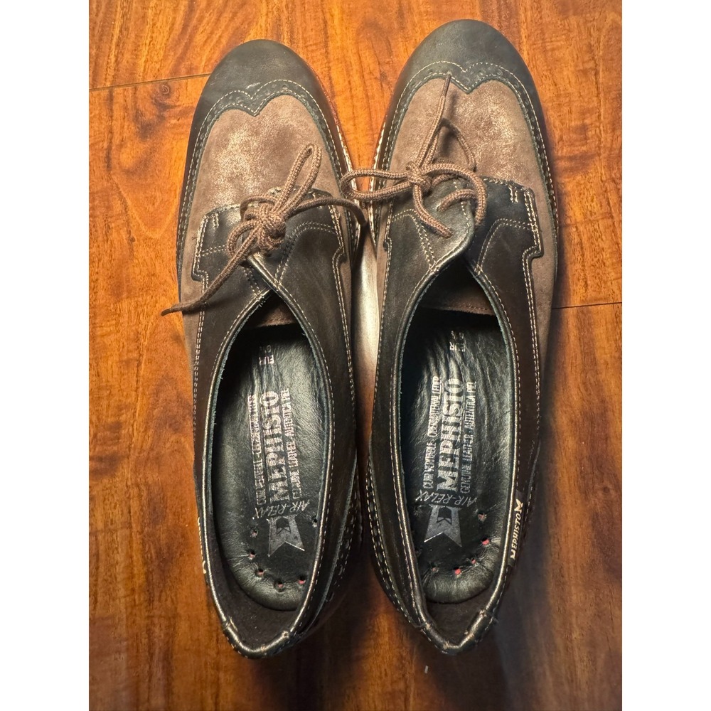 Mephisto Selenia Womens Oxford Shoes US 9 Lace-Up Air-Relax Wingtip Derby Dress - Picture 7 of 8